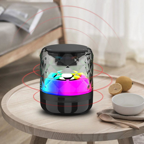 Lille Bluetooth-lyd Bluetooth-højttaler Fashion Gave Cool Natlys Bluetooth-højttaler Udendørs bærbar Plug-in Bluetooth-lyd