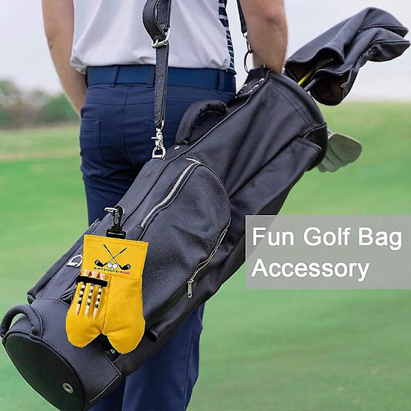 Golfbollspåsehållare Peg-hållare Väskor Hållpåse Intressant Förvaringshållare Golftillbehör Organisation Behållare（Typ 2）