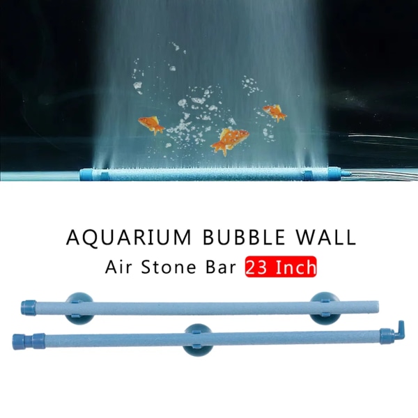 Akvarium Bubble Wall Air Stone Stick 23 Inch Fish Tank Bubble Wall Diffuser Hushållsverktyg
