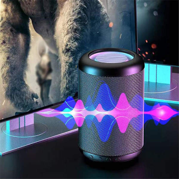 Mini bärbar Bluetooth-högtalare Bluetooth 5.0 Ljud Utomhus Bärbar 9D Ljudkvalitet Trådlös Sporthögtalare（Fri Storlek，Flerfärgad）