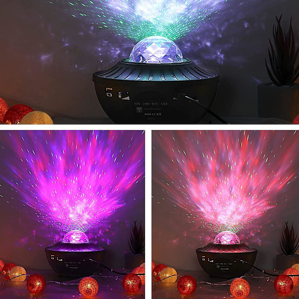 Led Starlight Projektor, Sender Starlight Projektor Nattlys Med