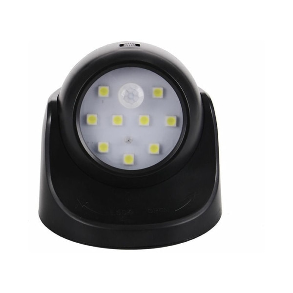 Udendørs væglampe med bevægelsesdetektor LED udendørs belysning Batteridrevet trådløs belysning 360 graders drejning og vipning