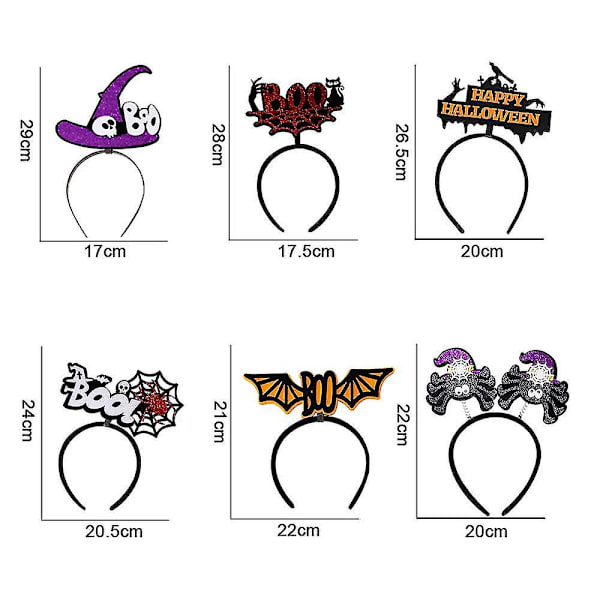 Stilfulde Halloween-pandebånd til Halloween-festdekoration