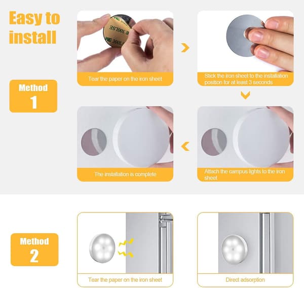Led nattlys med bevegelsessensor, varmt hvitt nattlys barn, 3 moduser gave
