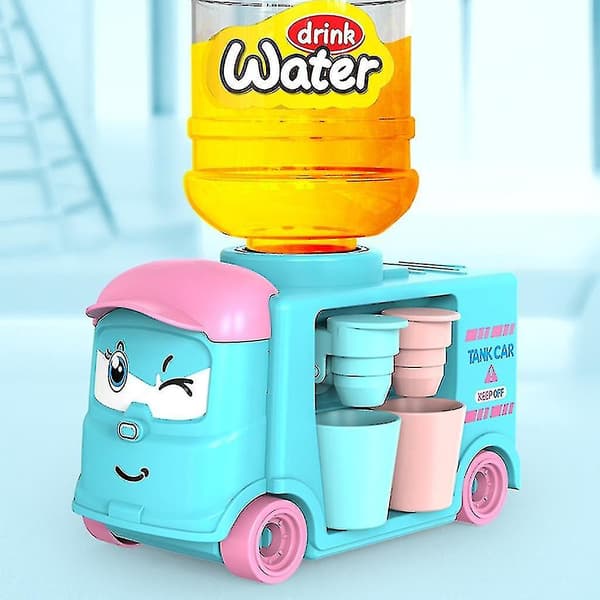 Simulerad leksaksjuicepress Leksak för barn Mini vattenautomat Leksak Dricka vatten Leksak（Gul）