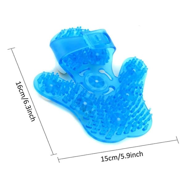 Palm Nine Beads Cervical Massager - Lyseblå