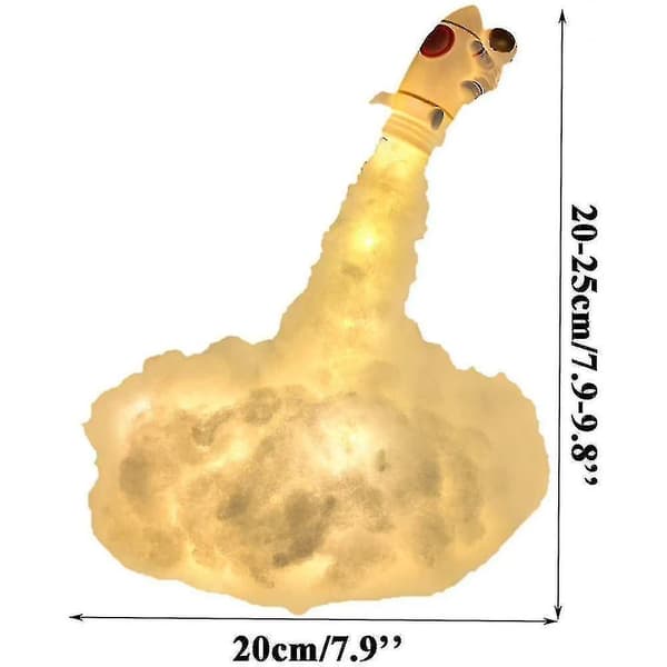 Diy Astronaut Cloud Led Lampe Romdekorasjon For Barnerom Soveromdekorasjon