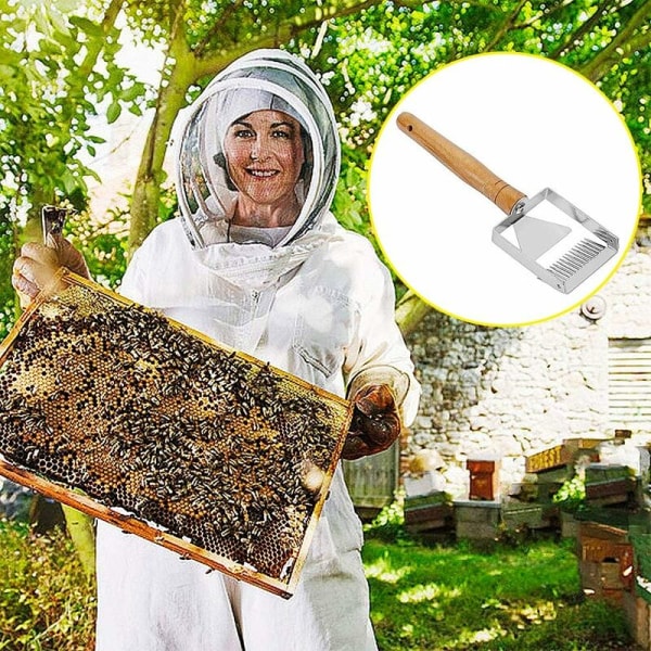 Hunajahaarukka 1 kpl Hunajalapio Mehiläishoitotyökalu Mehiläismehiläishoitolaitteet Mehiläishoitovälineet Mehiläishoitolaitteet Mehiläishoitolaitteet Monitoimityökalu