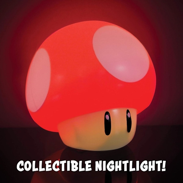 Super Mario Bros sopplys med lyd, Nintendo samleobjekt lysfigur nattlys