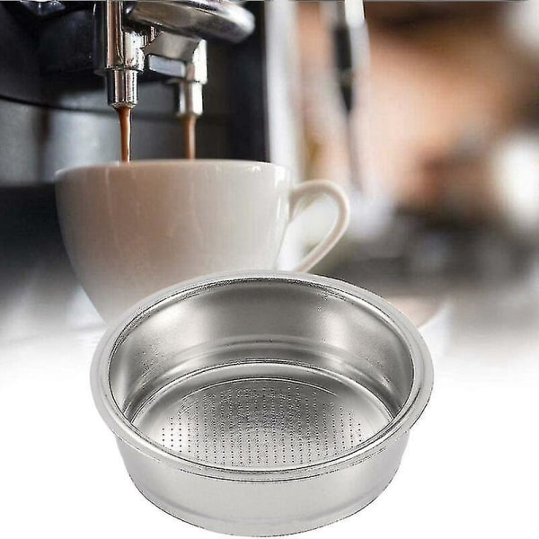 Kaffemaskin tillbehör 51mm rostfritt stål kaffefilter kaffemaskin tillbehör