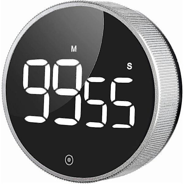 Køkken Timer, Magnetisk Nedtællings LED Digital Timer, Lydløs Timer