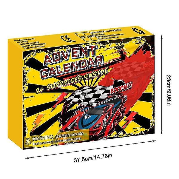24 dagar jul nedräkning blind box adventskalender barn racing leksaker