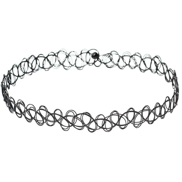 20-pack Choker Halsband Set Stretch Sammet Klassisk Gotisk Tatuering Spets Choker