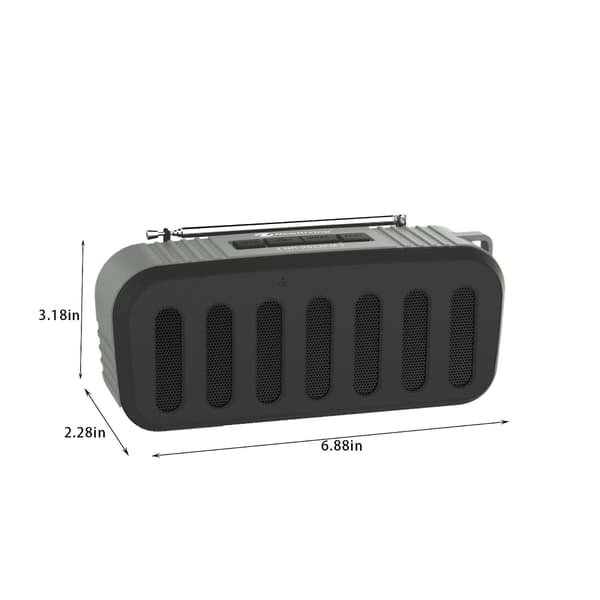 Tyhjennys Bluetooth-kaiutinradio Langaton ulkourheilu kannettava stereo