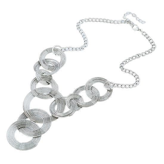 Punk Kvinde Cirkel Perle Choker Statement Halskæde Smykker Mode Gaver