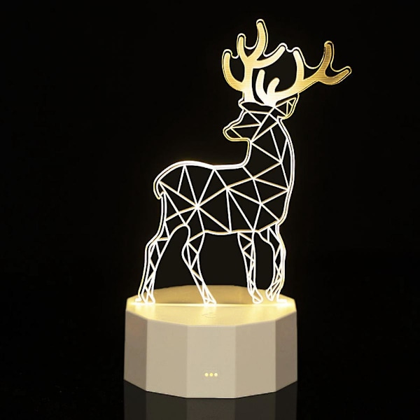 Baby Natlampe 3d Soveværelse Dekor Illusion Lampe 3d Kreativ