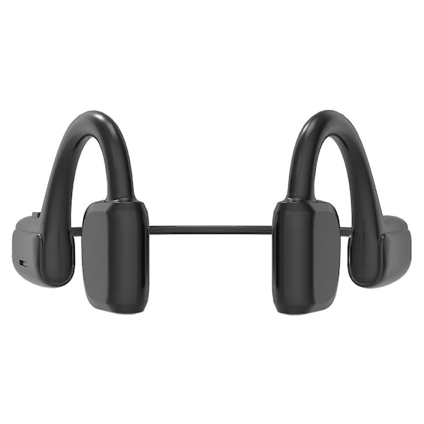 Benledningshörlurar Bluetooth - Trådlöst Open-Ear-headset - Svart