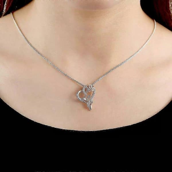 Halsband med Rosahjärta, Smycke, Present