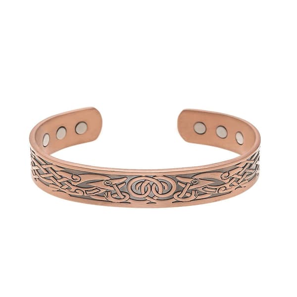 Dww-Magnetiskt koppararmband med magneter - energi- och välbefinnandearmband