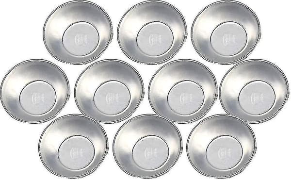 Æggetærteform, 10 stk. tykke æggetærteforme, genanvendelig non-stick kageform til æggetærte, Pasteis De Nata ovnbageform, rund buddingform
