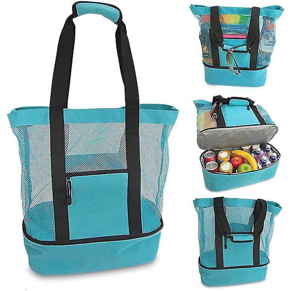 Dww-Picnic Termisk Isolering Cool Strandtaske til Udflugt Picnic Camping Isolering Ispose Frokostpose Strandtaske