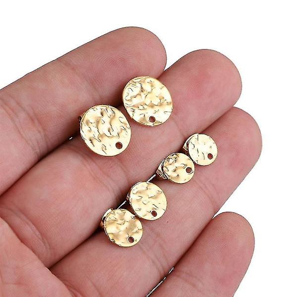 Rustfrie stål øredobber koblinger håndlagde dinglende øredobb innstillinger øredobber krok for Diy smykker lage tilbehør（B-20x2mm-20pcs）