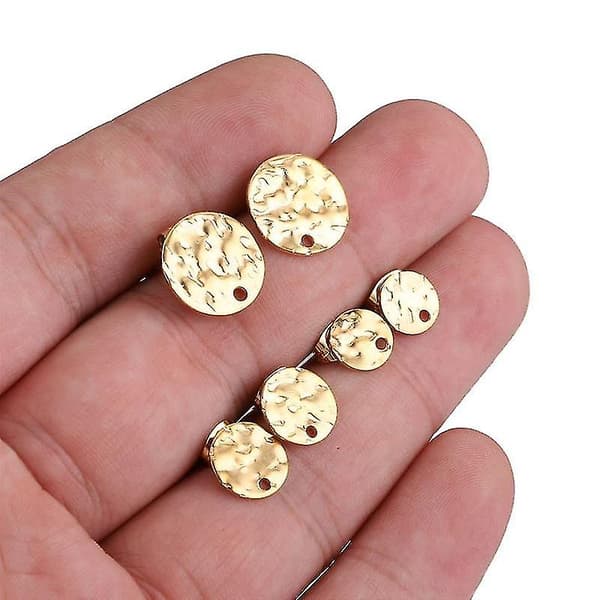 Rustfrit stål øreringe stik håndlavede dinglende øreringe indstillinger øreringe krog til diy smykker fremstilling tilbehør（B-20x2mm-20stk）