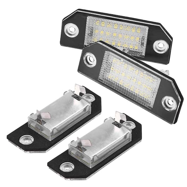 Rekisterikilven LED-valolamppu Ford C MAX Focus MK2 - 2 kpl, 24 LED-helmeä