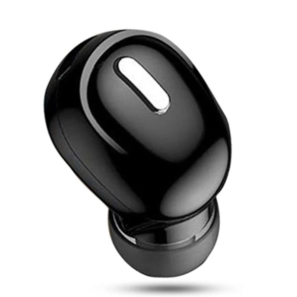 Trådløs Bluetooth Single Ear Sports Bluetooth Headset med Mikrofon Hands-Free In-Ear Headset（Sort）