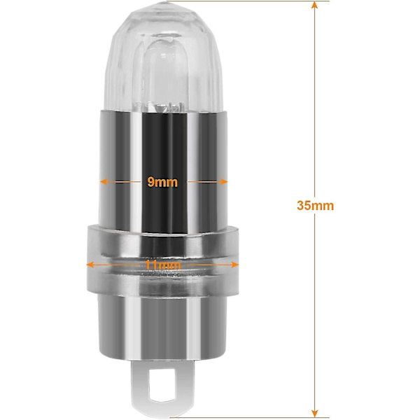 24x Mini LED-ballonglys Vanntett belysning for papirlykter Lykter Bryllupsfest
