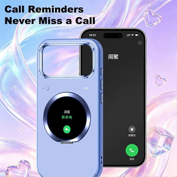 Telefondeksel med magnetisk stativ kompatibelt med iPhone 18 Pro Max HD Dynamic Black for iPhone18 promax