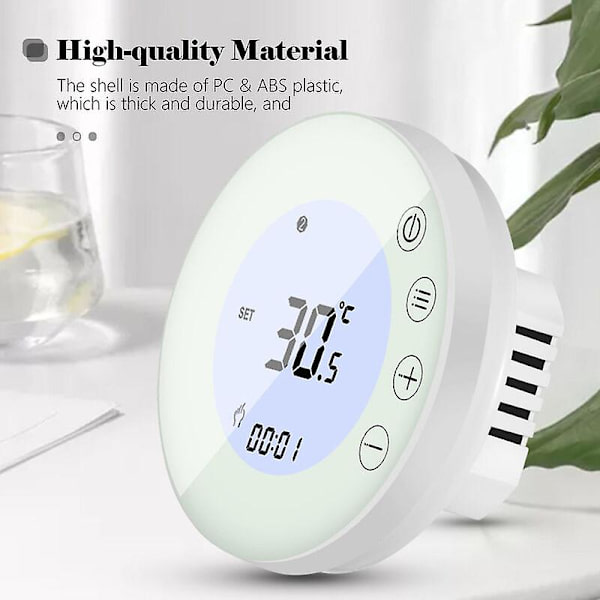 Smart WiFi-termostat med LCD-skjerm, smart radiatortermostat, APP-kontroll, innendørs programmerbar konstant temperaturkontroller, digital programmerbar