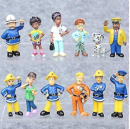 Brannmann Sam Actionfigur, søte tegneseriefigurer SHznv