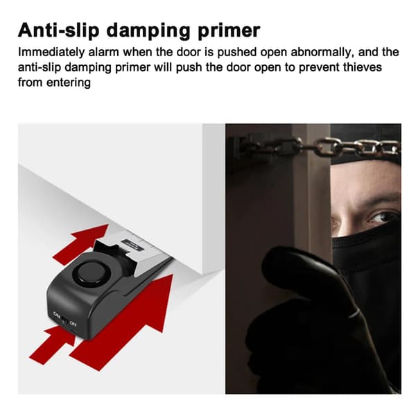 1 Kil Dörrstopp Alarm Stoppkloss Resesäkerhetsvarning