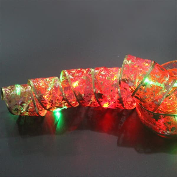 Julepynt LED-båndlys 5 meter 50 lys (uden batteri) Farvede lys