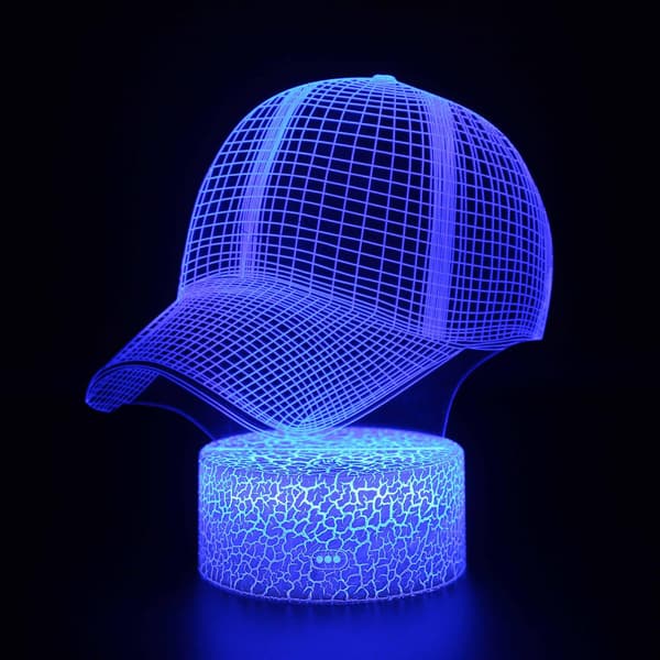 Vauvan yövalo 3D luova värikäs LED-valot visuaalinen Ste