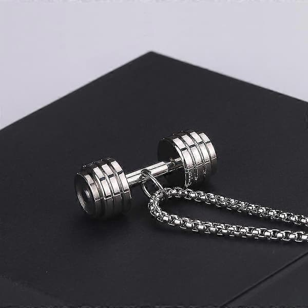 Halsband med Hantel-hänge