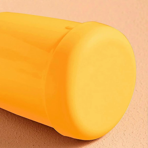 Pop-up Tandpetarehållare, Plasttandpetarehållare, Tandpetare Dispenser, Tandpetare Förvaringslåda, Nordisk INS Stil Unik Heminredning, Gul