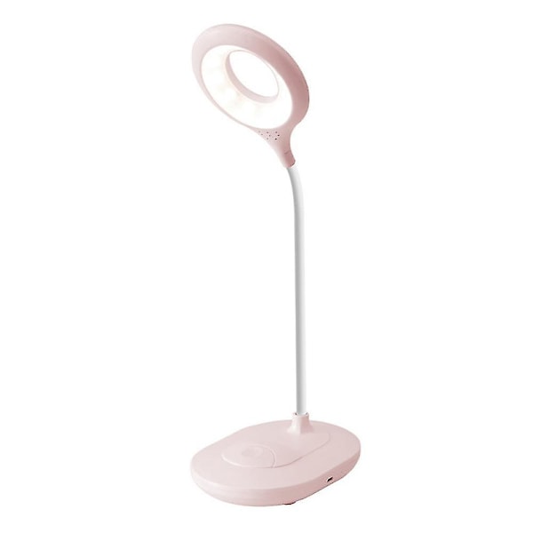 Led-pöytälamppu, silmille sopiva pöytälamppu kotitoimistoon（style1，pink）