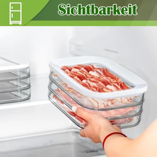 Crisper Box, 22,5*16*8,5cm Kylskåpsförvaringslåda Matförvaring