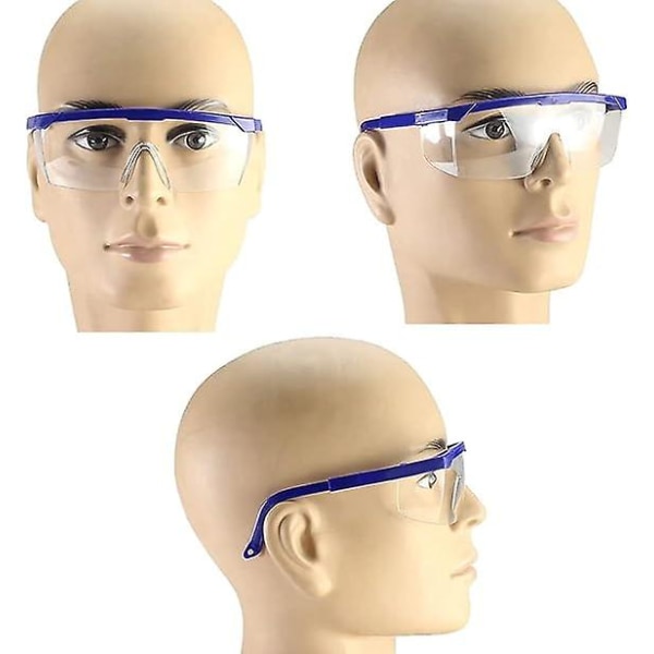 2 st Anti-dimglasögon blå ram UV-skyddsglasögon för barn Vuxna med PC och förtjockade linser för utomhusaktiviteter
