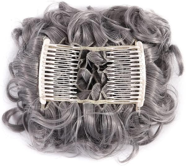 Kort krøllet Up Do snørebånd Ponytail Hår Extensions Hår Stykker Scrunchie