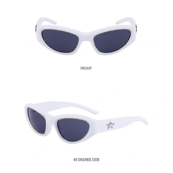Polariserte Cat Eye Solbriller For Kvinner, 100% Uv-beskyttelse Retro Smal Spiss Dame Solbriller