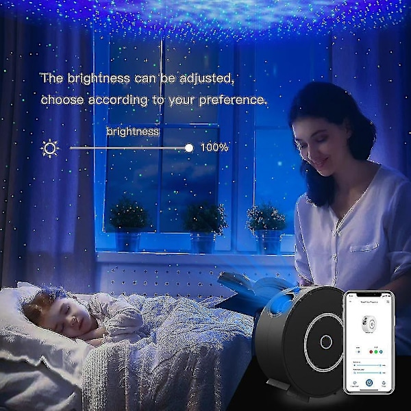 Stjernehimmel nattelys LED stjerneprojektionslampe