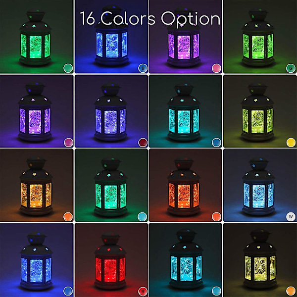 Repljus 100 Vattentät Färgförändrande RGB LED-lampor med Stickkontakt 32 Tangenter Fjärrkontroll 16 Förändrade Färger