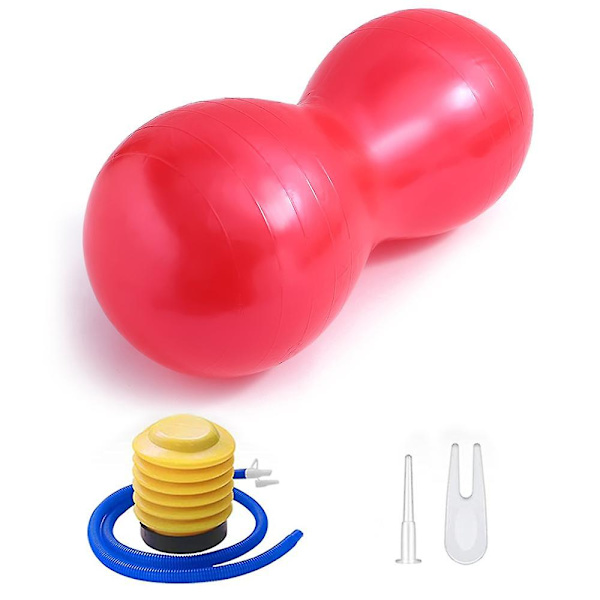 Uppblåsbar jordnötsmassageboll yogastabilitetsboll