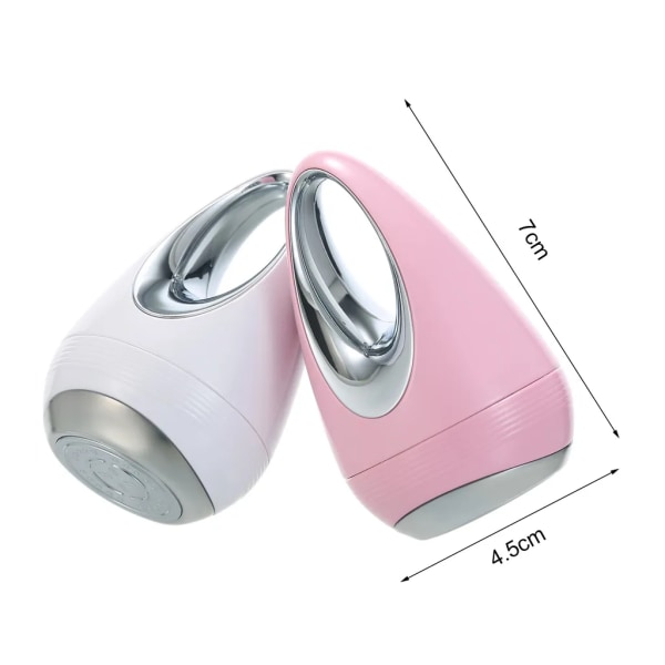 Bärbar mikroströmsuppstramande massageapparat Mini LED Foton Vibration Ansiktslyftinstrument Anti-rynkor Rynkor Hudvård