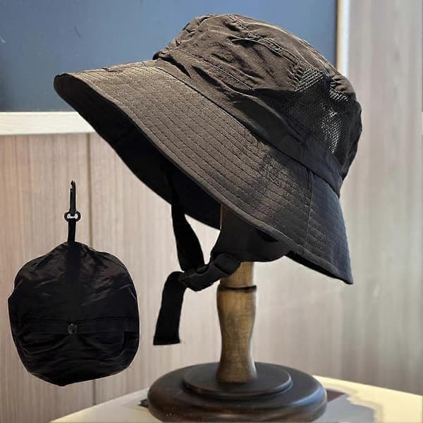 Surfe-fiskerhatt, sommerhatt for solbeskyttelse, solhatter for menn og kvinner Light gray