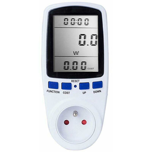MSBD Digital LCD Energimätare Wattmeter Effektövervakningsenhet El Kwh Effektmätare Analysator