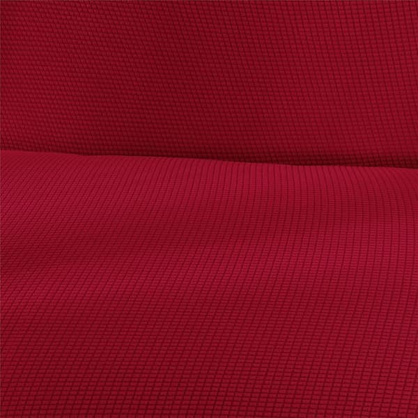 Stretch Sofa Kast Sofa Deksel, Universal Sofa Deksel for Armrest Sofa (Svart, 1 Seater)